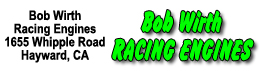 Bob Wirth Racing Engines